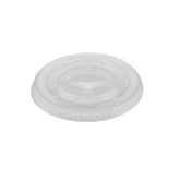 Flat Lid With Hole for PET Juice Cup 12/14/16 Oz 91 Diameter - hotpackwebstore.com